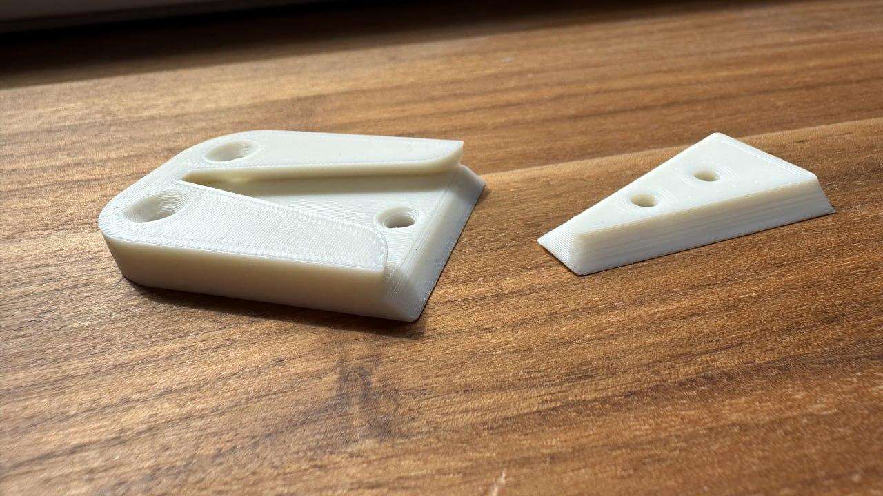 A sturdy and convenient wall mount.