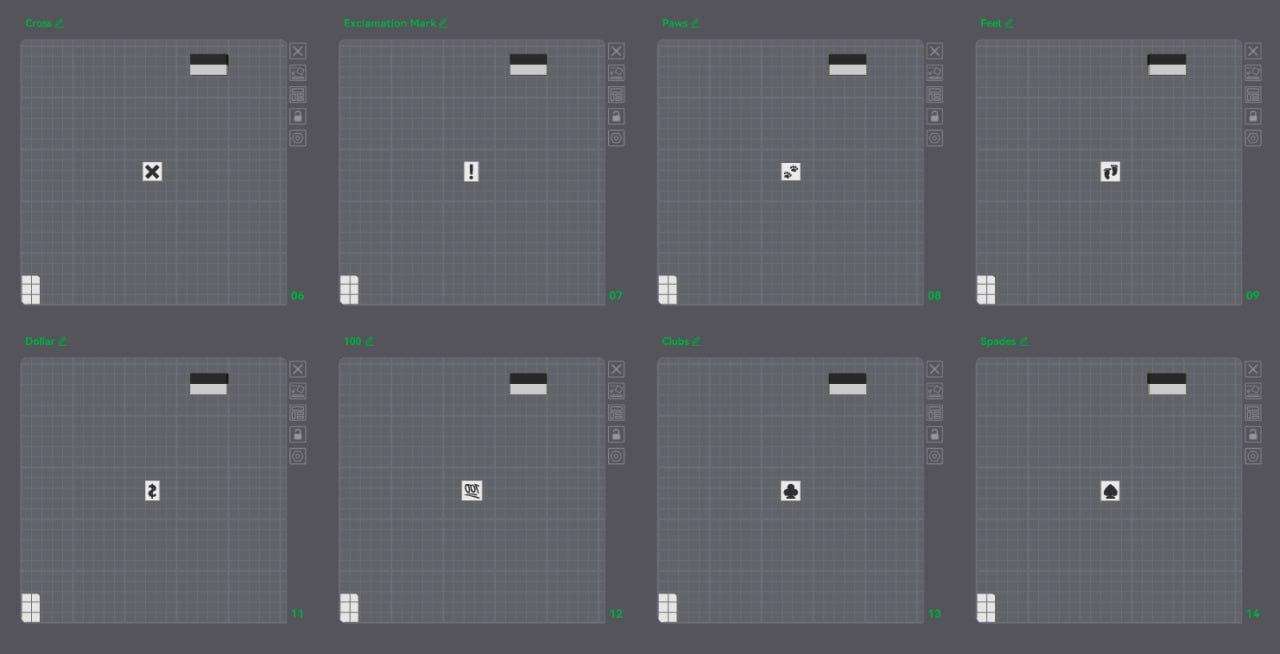 Big pack of stamps - emojis (stamp pen in the file above)