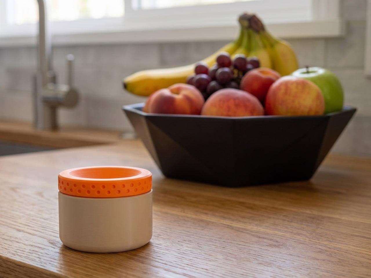 A trap for fruit flies.