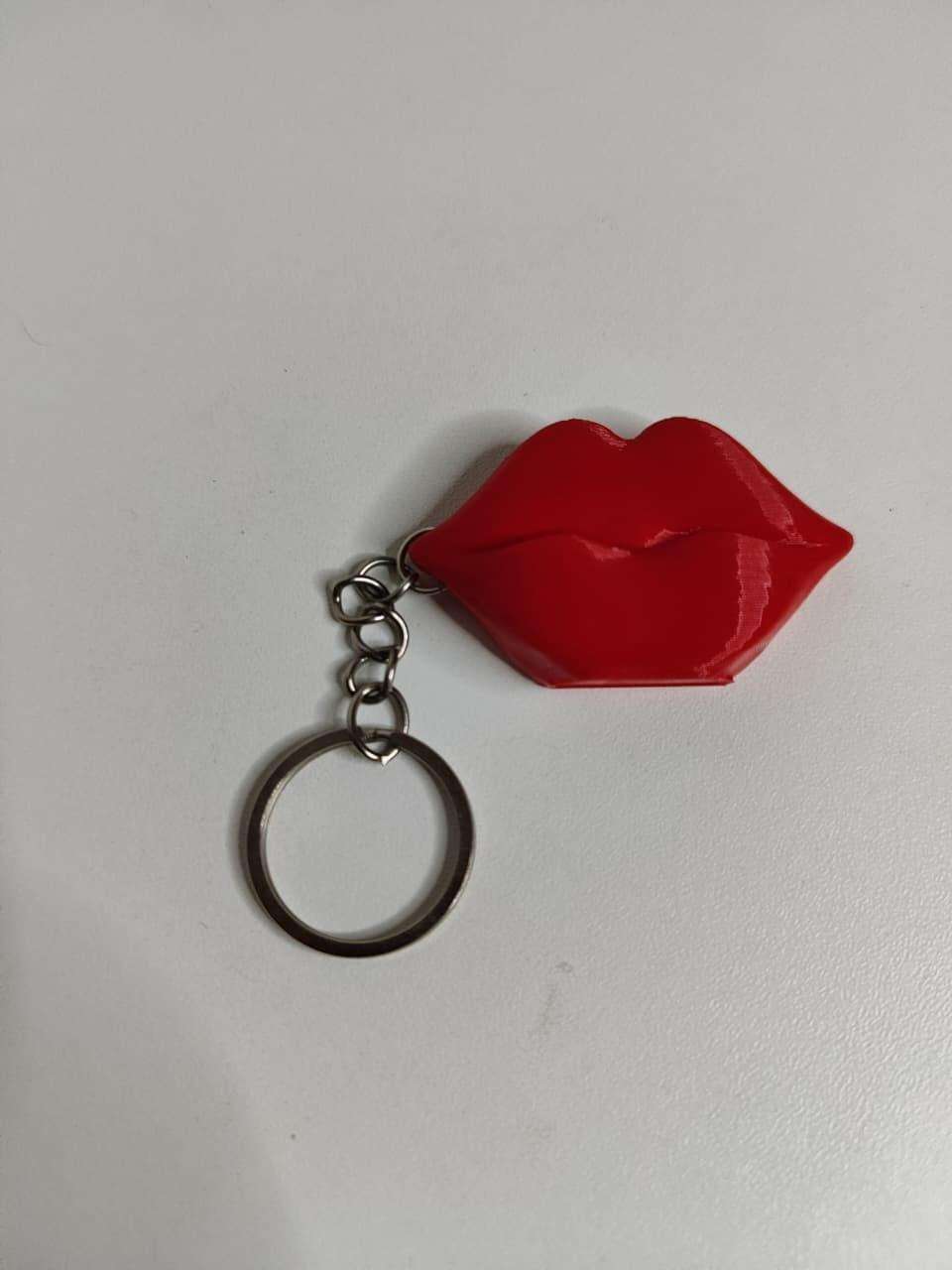 A sponge keychain for glamorous banknote openers 👄💋🫦💋