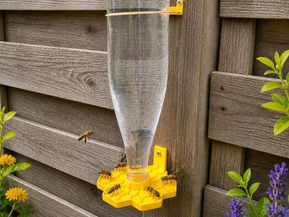 A watering trough for bees 🐝