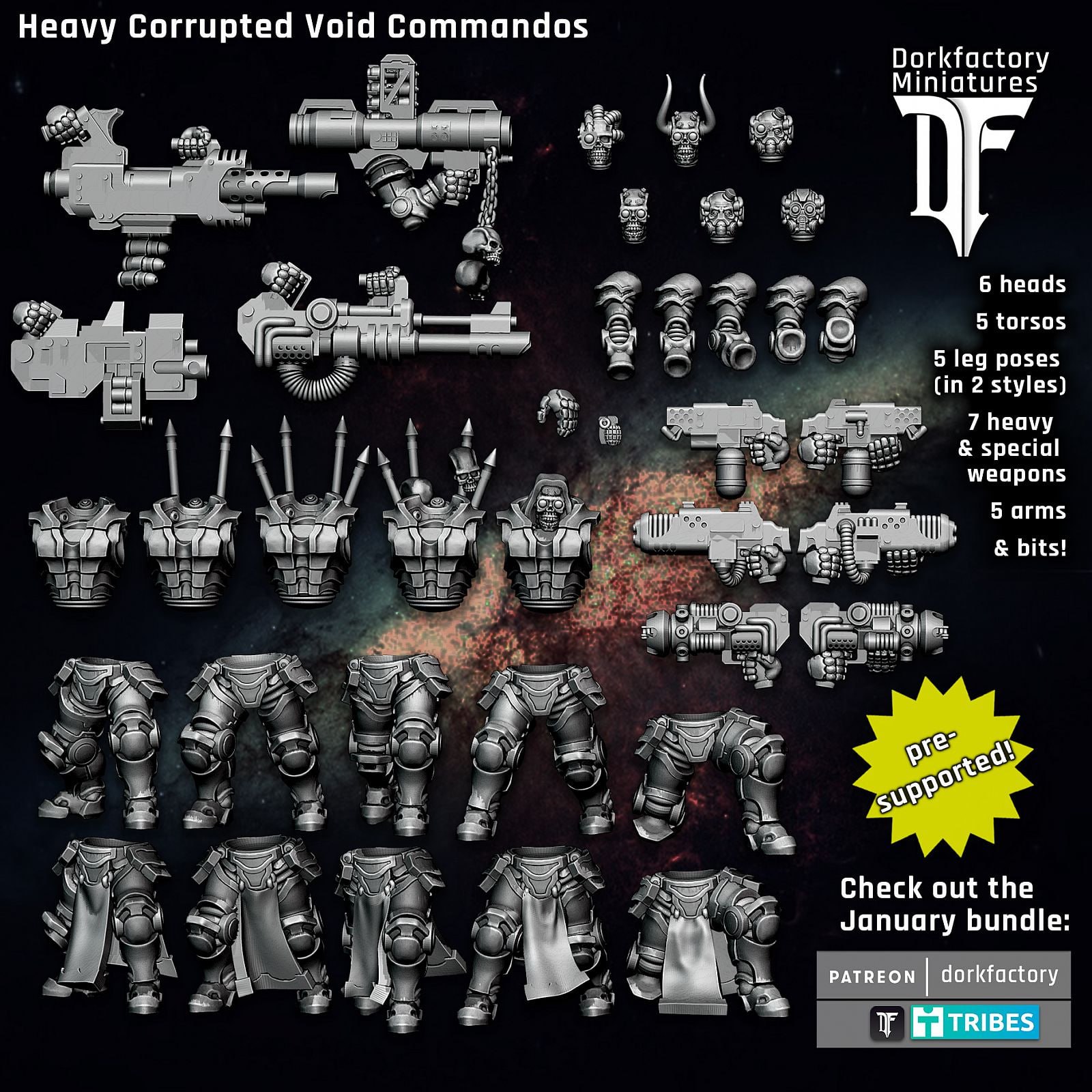 dorkfactory heavy corrupted void commandos chaos marine havocs