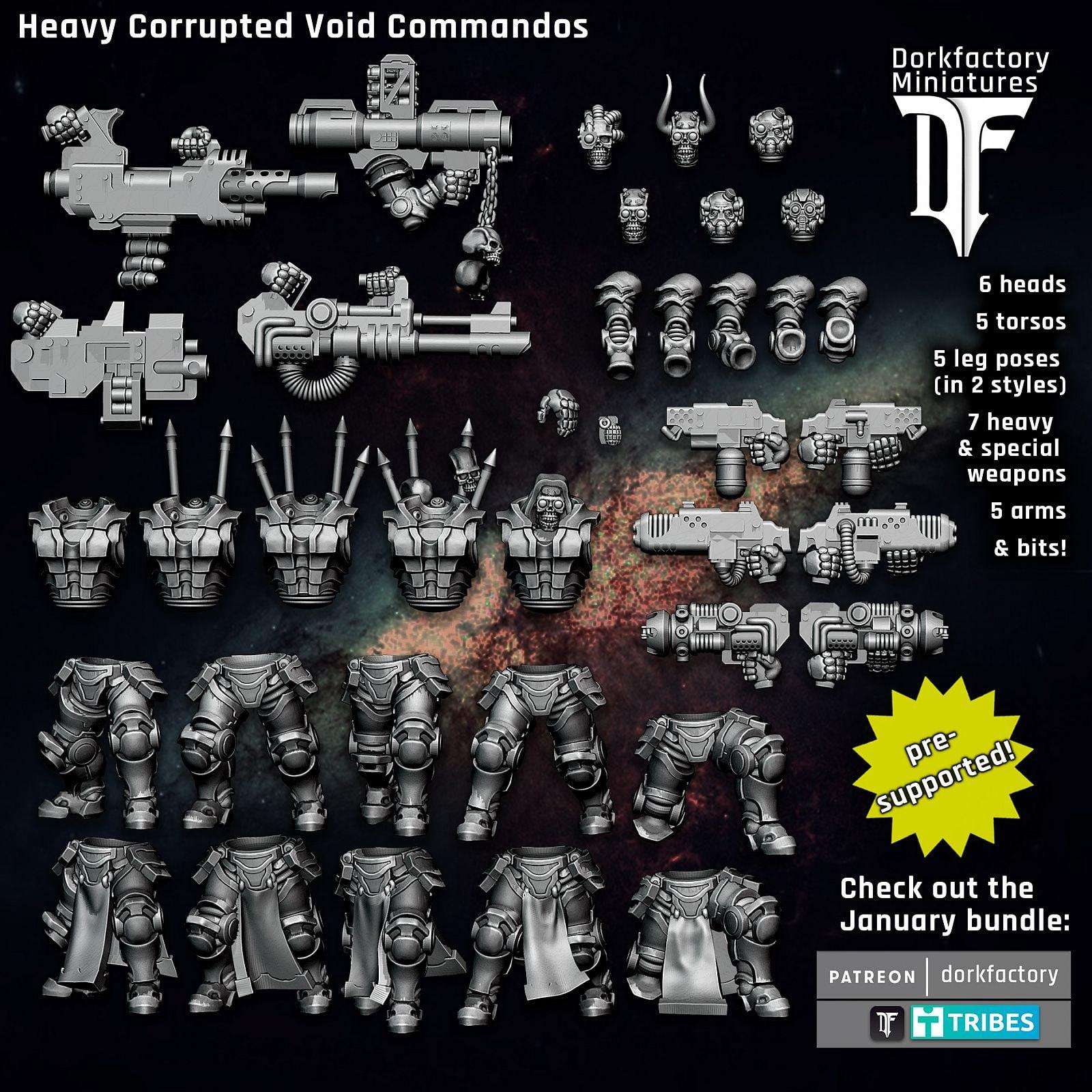dorkfactory heavy corrupted void commandos chaos marine havocs