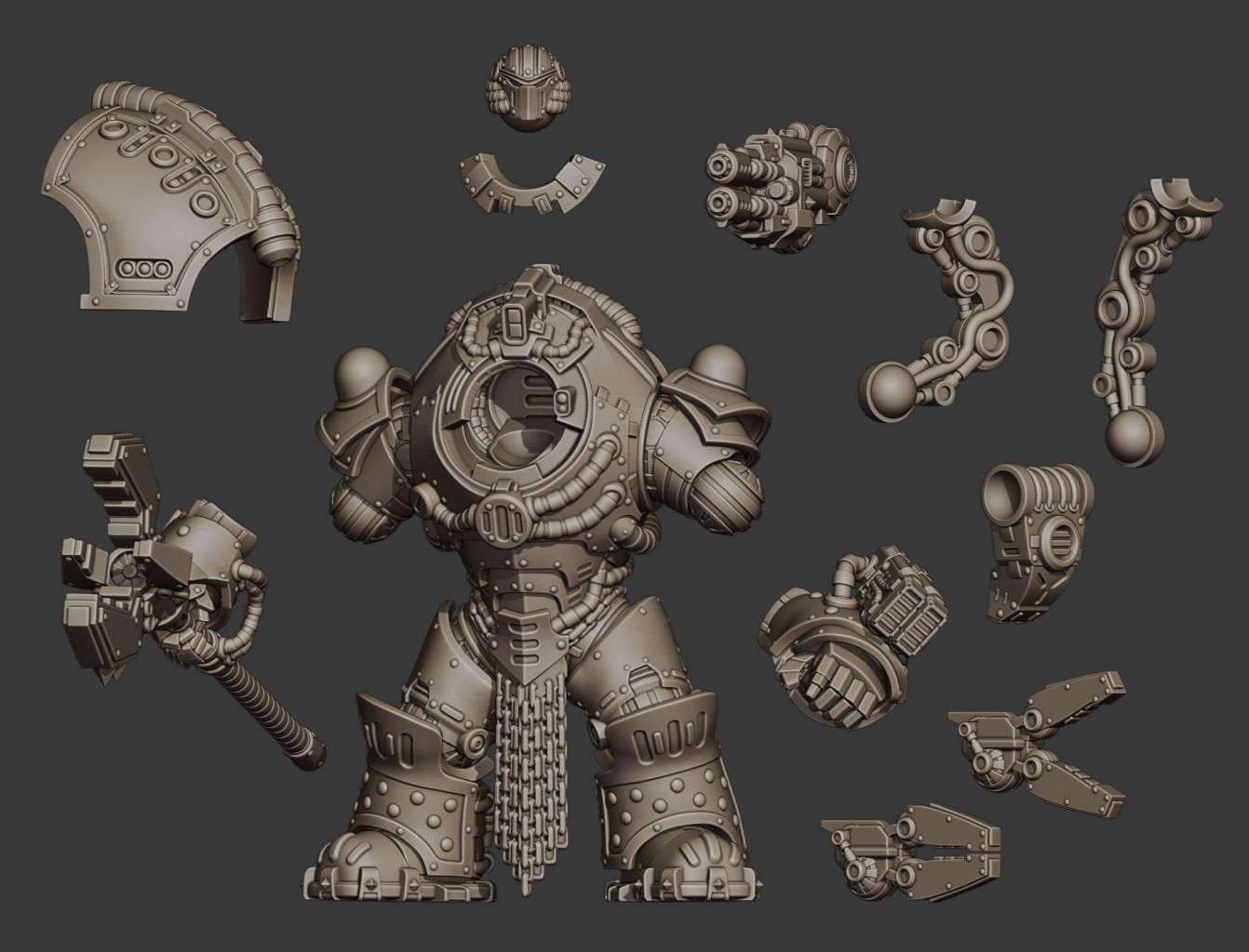 DocD EW Techno Warsmith,saturnine terminator,infantry,modular,US